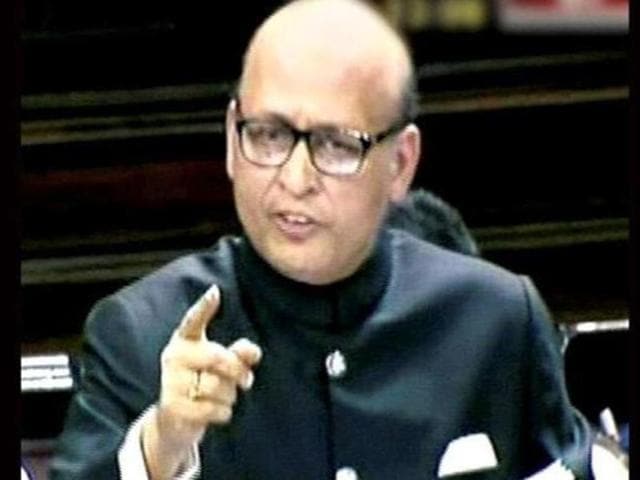 An article, which suggested that Singhvi has freshly landed in tax trouble after Centre’s demonetisation move, was posted and shared on some websites.(PTI file photo)