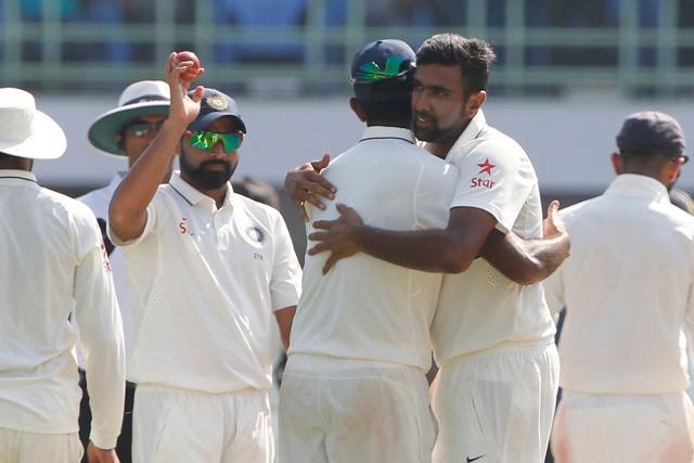 Ravichandran Ashwin went past 50 wickets in Tests in 2016 after picking up his 22nd five-wicket haul. (BCCI)