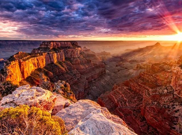 Located in the state of Arizona in the United States, the Grand Canyon is a steep-sided canyon created by the river Colorado. (AFP) 