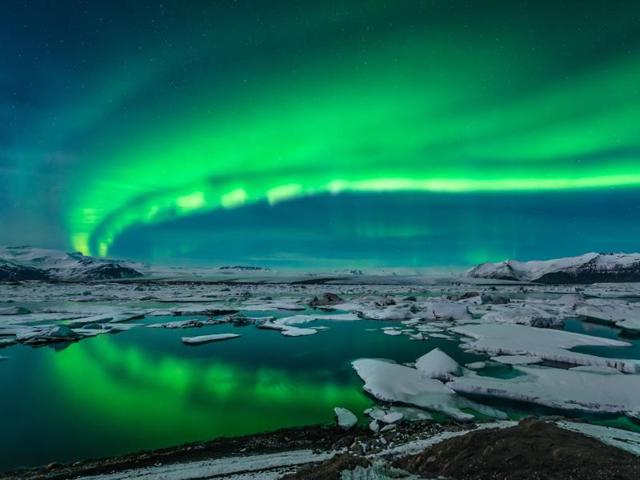 Northern Lights are a natural phenomenon which show a light display in the sky. It occurs in Arctic and Antarctic regions. (AFP) 