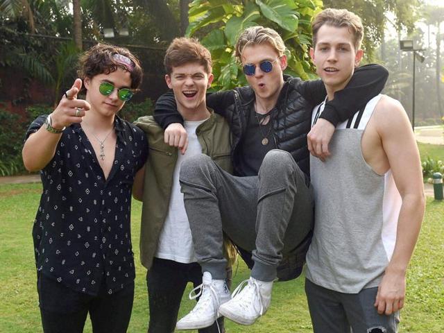 British band, The Vamps is already in Mumbai. (PTI) British band, The Vamps is already in Mumbai. (PTI)