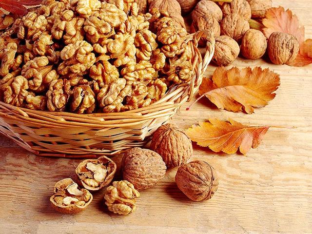 There are several nutrients in walnuts that could be responsible for the improved mood like alpha-Linolenic acid, vitamin E, folate, polyphenols or melatonin.(Shutterstock) There are several nutrients in walnuts that could be responsible for the improved mood like alpha-Linolenic acid, vitamin E, folate, polyphenols or melatonin.(Shutterstock)