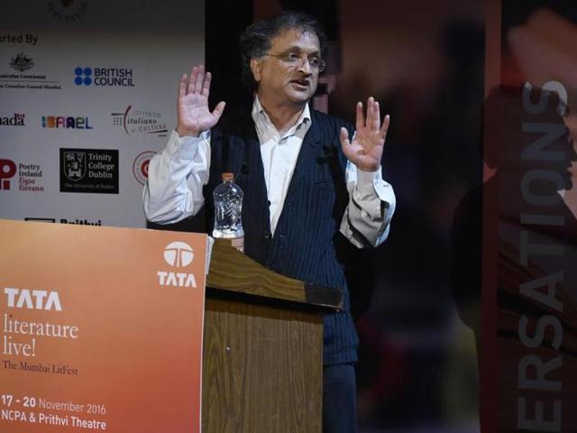 Ramachandra Guha’s session at Tata Literature Live! was a tad longer than the stipulated 60 minutes, but no one was complaining. (Anshuman Poyrekar) Ramachandra Guha’s session at Tata Literature Live! was a tad longer than the stipulated 60 minutes, but no one was complaining. (Anshuman Poyrekar)