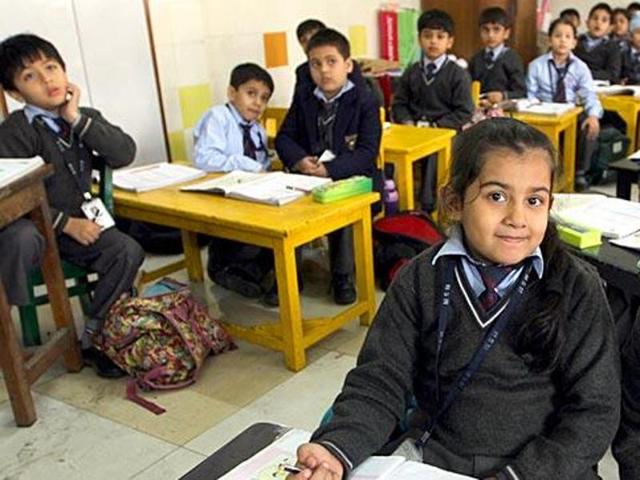 The state has suggested the use of 13 tools such as counting beads, mathematics mats, geo boards to learn geometry, scales and measuring tapes, notes and coins, measuring tapes, and scales.(HT file photo)