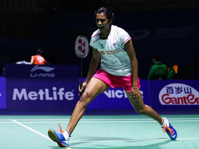 FPV Sindhu clinched her maiden Super Series Title as she defeated China’s Sun Yu in a tough final(VCG via Getty Images)