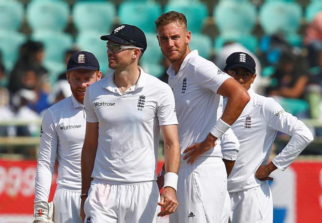 Stuart Broad picked up a couple of wickets and troubled Virat Kohli with swing and pace. (REUTERS) Stuart Broad picked up a couple of wickets and troubled Virat Kohli with swing and pace. (REUTERS)