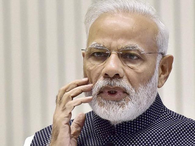 Prime Minister Narendra Modi today expressed grief over the loss of lives in the derailment of the Patna-Indore Express near Kanpur.(PTI File Photo)