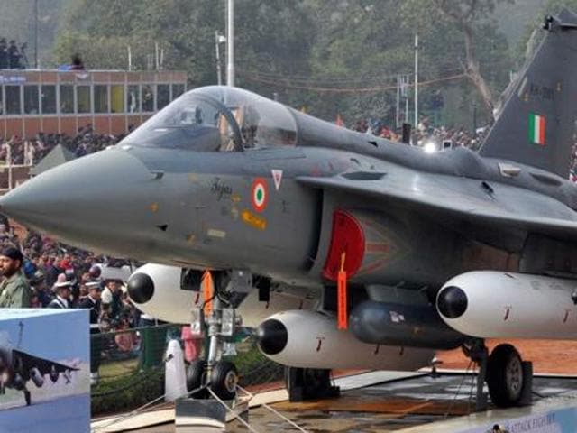 File photo of Indian Air Force’s LCA Tejas fighter aircraft. A sleep deprivation study conducted on 40 fighter pilots has revealed significant deviations in their performance due to lack of sleep.(Mohd Zakir / HT Photo)