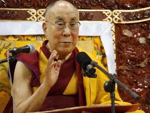 Tibet's exiled spiritual leader the Dalai Lama addresses those gathered at Buyant Ukhaa sport palace in Ulaanbaatar, Mongolia, November 20, 2016. (Reuters) Tibet's exiled spiritual leader the Dalai Lama addresses those gathered at Buyant Ukhaa sport palace in Ulaanbaatar, Mongolia, November 20, 2016. (Reuters)