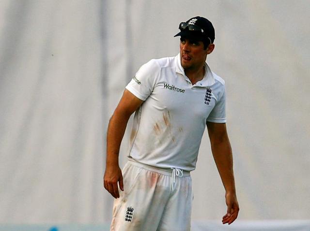 Despite the defeat, England captain Alastair Cook said that his side contested the Vizag Test strongly.(AFP)