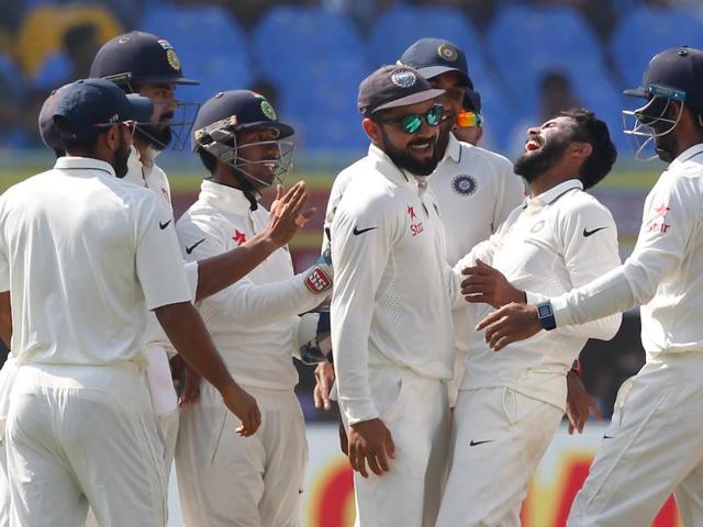 Jadeja also chipped in with the wicket of Moeen Ali as England made a bad start. (BCCI) 