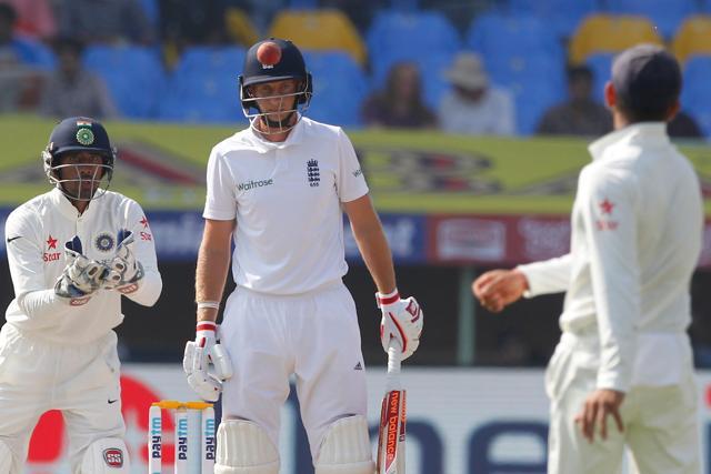 Joe Root provided solid resistance on day 5 as India searched for wickets in the Vizag Test. (BCCI)