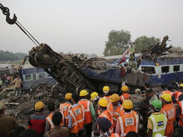 The Indian Railways has a network of more than 64,000 km. About 7,000 commuter trains, 12,000 long-distance trains and 6,000 freight trains run on this network daily, carrying nearly 20 million passengers a day. This alone underscores that the safety of the railway system is more important than many other things such as introducing new trains (AFP) The Indian Railways has a network of more than 64,000 km. About 7,000 commuter trains, 12,000 long-distance trains and 6,000 freight trains run on this network daily, carrying nearly 20 million passengers a day. This alone underscores that the safety of the railway system is more important than many other things such as introducing new trains (AFP)