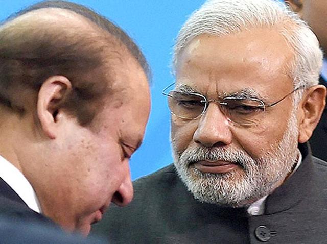 File photo of PM Narendra Modi with Pakistani Prime Minister Nawaz Sharif at the Shanghai Cooperation Organization summit in Ufa, Russia. (PTI Photo) File photo of PM Narendra Modi with Pakistani Prime Minister Nawaz Sharif at the Shanghai Cooperation Organization summit in Ufa, Russia. (PTI Photo)
