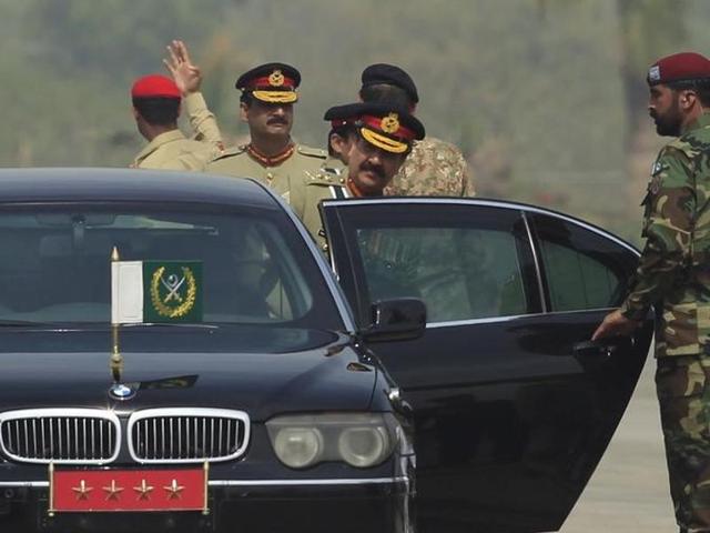 Pakistan Army chief General Raheel Sharif started his farewell visits at army units in Lahore, the military’s media arm said in a statement. (Reuters) Pakistan Army chief General Raheel Sharif started his farewell visits at army units in Lahore, the military’s media arm said in a statement. (Reuters)