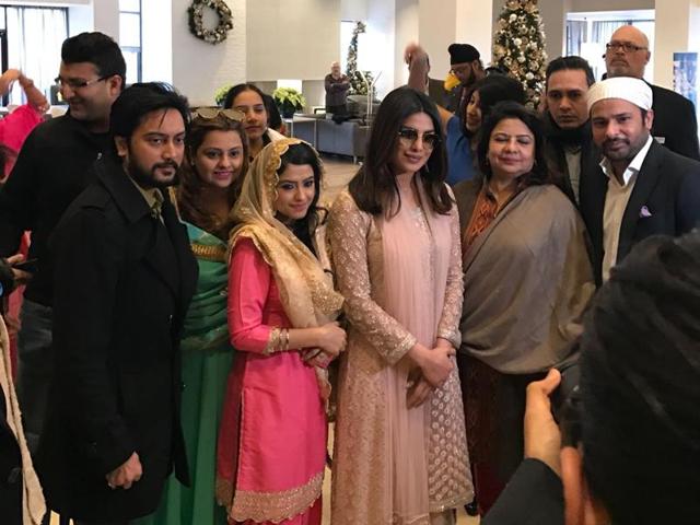 Priyanka Chopra at a press conference in Toronto held for the film Sarvann.