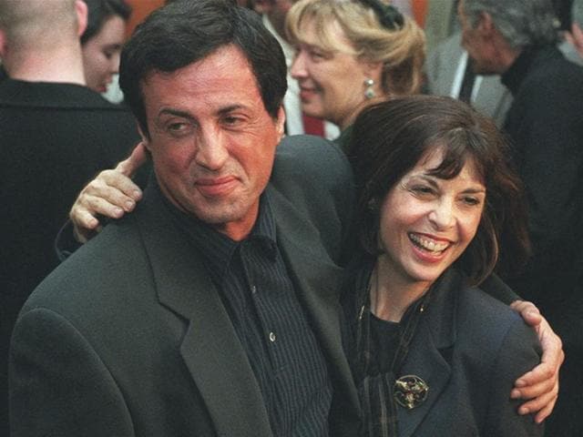 Captured on November 15, 1996,Sylvester Stallone poses with Rocky co-star Talia Shire before a screening of the film to mark its 20th anniversary at the Academy of Motion Picture Arts and Sciences in Beverly Hills, California. (AP Photo) Captured on November 15, 1996,Sylvester Stallone poses with Rocky co-star Talia Shire before a screening of the film to mark its 20th anniversary at the Academy of Motion Picture Arts and Sciences in Beverly Hills, California. (AP Photo)