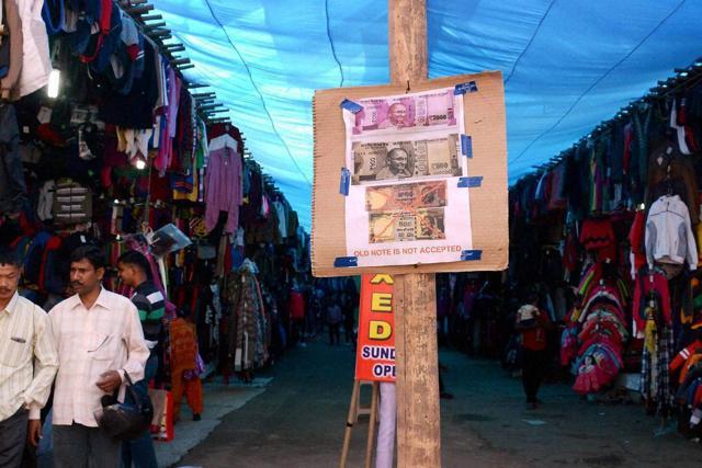 A notice at the Bhutan Market on demonetisation of currency in Agartala, Tripura (PTI Photo) A notice at the Bhutan Market on demonetisation of currency in Agartala, Tripura (PTI Photo)