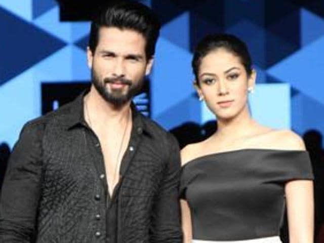 Shahid Kapoor says his wife Mira always pays for him whenever they go out.(HT Photo)