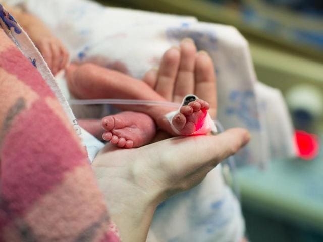 The mother, who wanted to remain anonymous, was carrying a growth-retarded fetus with oligo-hydramnios, which creates lack of amniotic fluid around the foetus, and absent end diastolic flow, which is a condition that increases the risk of foetal and neonatal mortality (Shutterstock/ Representative image) The mother, who wanted to remain anonymous, was carrying a growth-retarded fetus with oligo-hydramnios, which creates lack of amniotic fluid around the foetus, and absent end diastolic flow, which is a condition that increases the risk of foetal and neonatal mortality (Shutterstock/ Representative image)