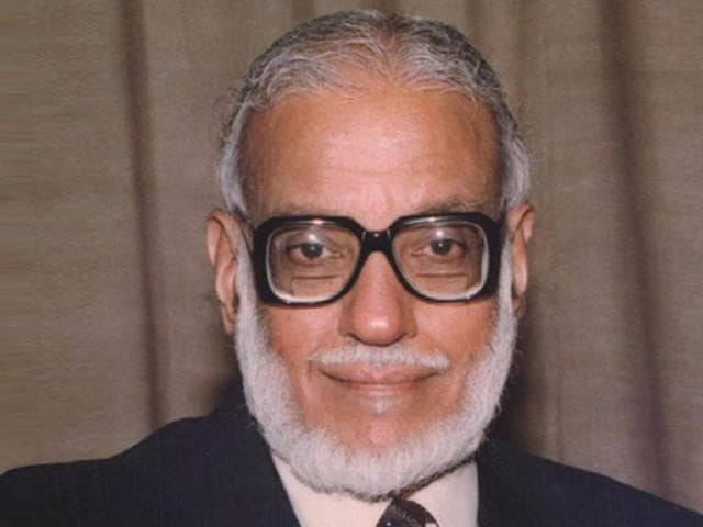 Prof MGK Menon, an acclaimed physicist, who had played a prominent role in the development of science and technology in the country over the last five decades.(Courtesy: isro.gov.in) Prof MGK Menon, an acclaimed physicist, who had played a prominent role in the development of science and technology in the country over the last five decades.(Courtesy: isro.gov.in)