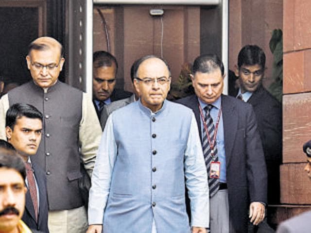 Union finance minister Arun Jaitley said the government is ready for any debate on demonetisation in the Parliament. (HT file photo) Union finance minister Arun Jaitley said the government is ready for any debate on demonetisation in the Parliament. (HT file photo)
