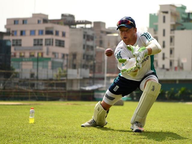 Jos Buttler is set to replace 22-year-old Ben Duckett, who has been dismissed by Ravichandran Ashwin three times in the two Tests so far. (AFP) Jos Buttler is set to replace 22-year-old Ben Duckett, who has been dismissed by Ravichandran Ashwin three times in the two Tests so far. (AFP)