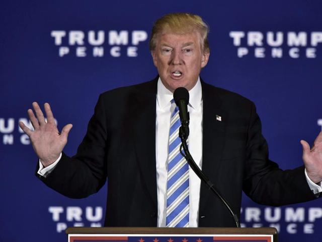 File photo of Donald Trump. After threatening to jail Hillary Clinton over her private email use, the President-elect has now said he won’t push for further probe in the matter.(AFP) File photo of Donald Trump. After threatening to jail Hillary Clinton over her private email use, the President-elect has now said he won’t push for further probe in the matter.(AFP)
