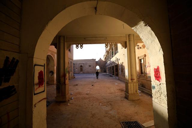 The Mar Behnam monastery is seen after the town was recaptured from the Islamic State, in Ali Rash, southeast of Mosul, Iraq. (Reuters) The Mar Behnam monastery is seen after the town was recaptured from the Islamic State, in Ali Rash, southeast of Mosul, Iraq. (Reuters)