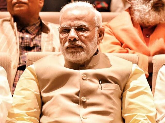 Prime Minister Narendra Modi during the BJP Parliamentary meeting at Parliamentary Annexe, in New Delhi. (Arun Sharma/HT Photo) Prime Minister Narendra Modi during the BJP Parliamentary meeting at Parliamentary Annexe, in New Delhi. (Arun Sharma/HT Photo)