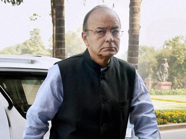Union finance minister Arun Jaitley at Parliament during the winter session, in New Delhi. (PTI Photo) Union finance minister Arun Jaitley at Parliament during the winter session, in New Delhi. (PTI Photo)