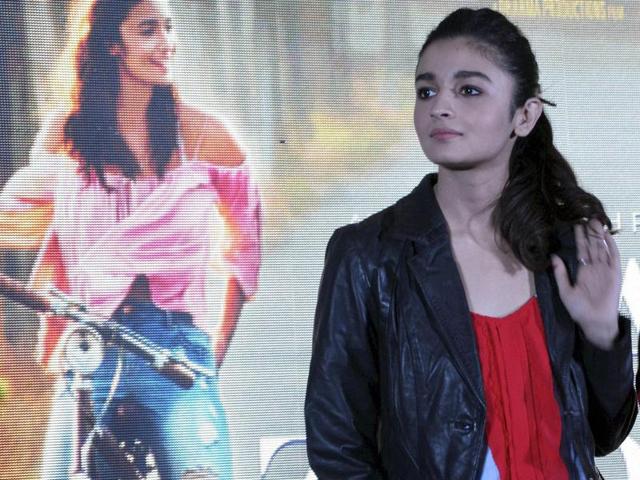 Bollywood actor Alia Bhatt at a promotional event of her upcoming film Dear Zindagi. (PTI)