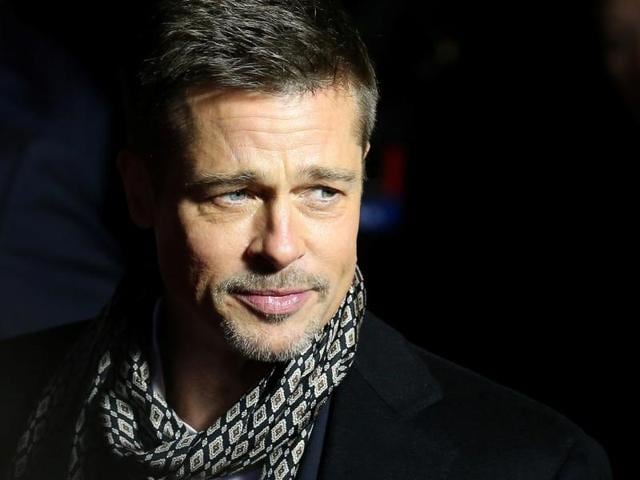 Actor Brad Pitt arrives at the premiere of the film Allied in Madrid.(REUTERS)