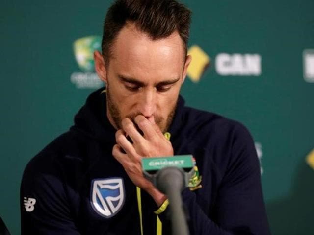 Faf du Plessis has insisted that he did not tamper with the ball during the second Test against Australia in Adelaide. (Reuters) Faf du Plessis has insisted that he did not tamper with the ball during the second Test against Australia in Adelaide. (Reuters)