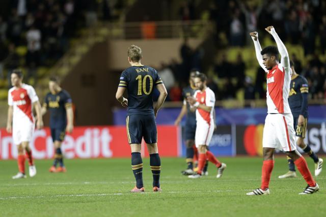Tottenham Hotspur crashed out of the UEFA Champions League after they lost 2-1 to Monaco. (AP) Tottenham Hotspur crashed out of the UEFA Champions League after they lost 2-1 to Monaco. (AP)