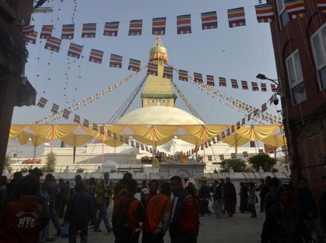 It is said to entomb the remains of Kassapa Buddha. (AFP) 