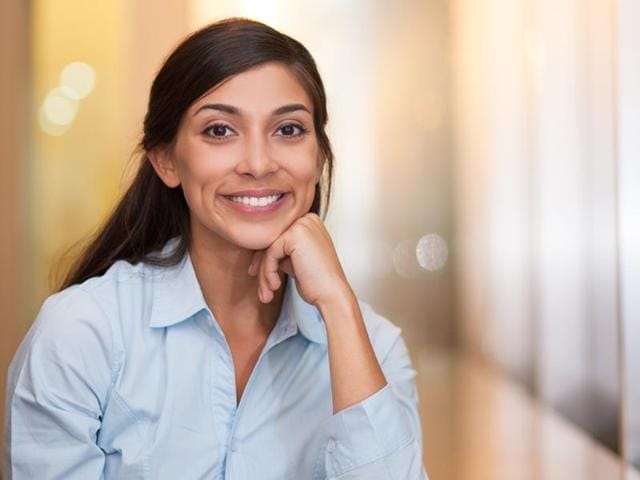 A sleek side parted ponytail is a great way to hide your white hair. (Shutterstock) A sleek side parted ponytail is a great way to hide your white hair. (Shutterstock)