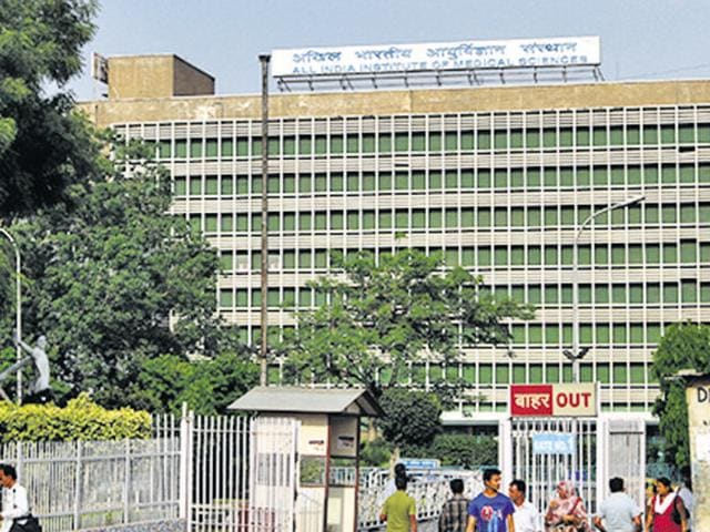 A proposal for setting up a ‘green hospital’ demonstration project in AIIMS, New Delhi was cleared on Wednesday.(HT Photo)