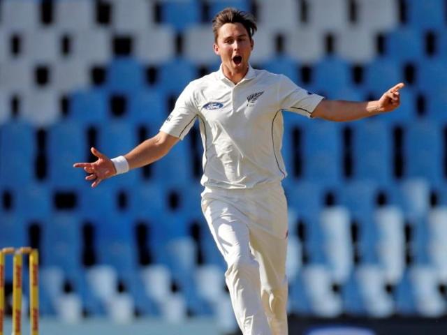 Trent Boult has been plagued by discomfort in his left knee since the recently concluded India series. (Reuters) Trent Boult has been plagued by discomfort in his left knee since the recently concluded India series. (Reuters)