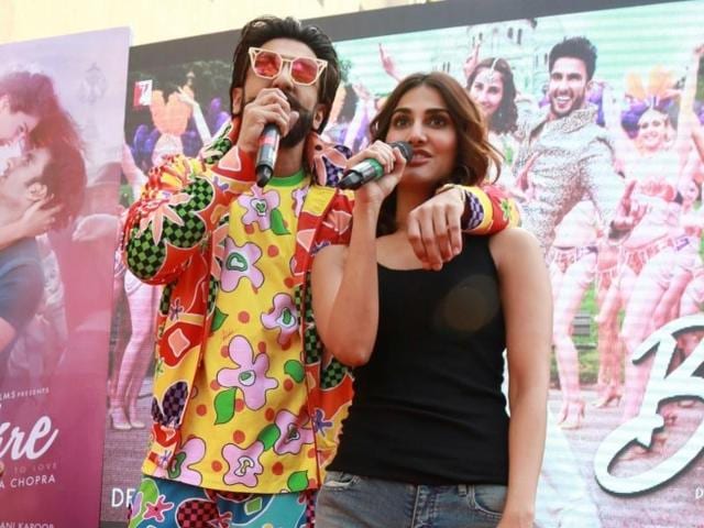 And the choice of sunglasses. Providing a sharp contrast to Ranveer’s rainbow-clown look, Vaani kept it simple, sticking to a black ganji and a distressed denim. (IANS) And the choice of sunglasses. Providing a sharp contrast to Ranveer’s rainbow-clown look, Vaani kept it simple, sticking to a black ganji and a distressed denim. (IANS)