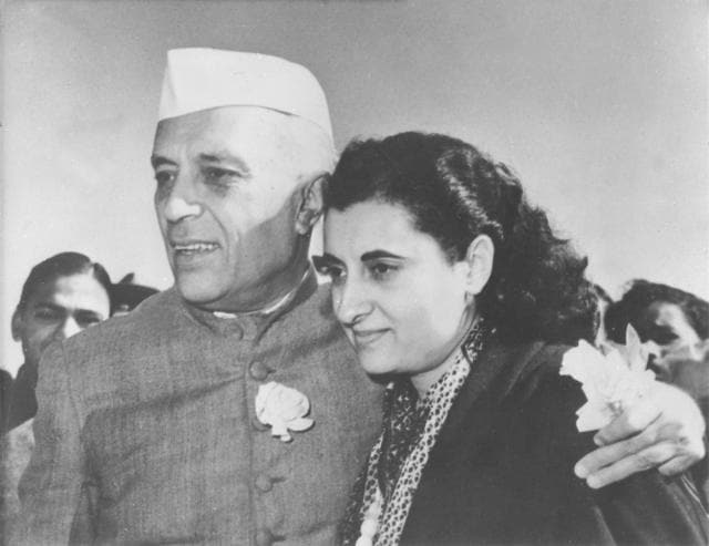 Family ties: Indira Gandhi and Jawaharlal Nehru in 1959 (Ullstein bild via Getty Images)