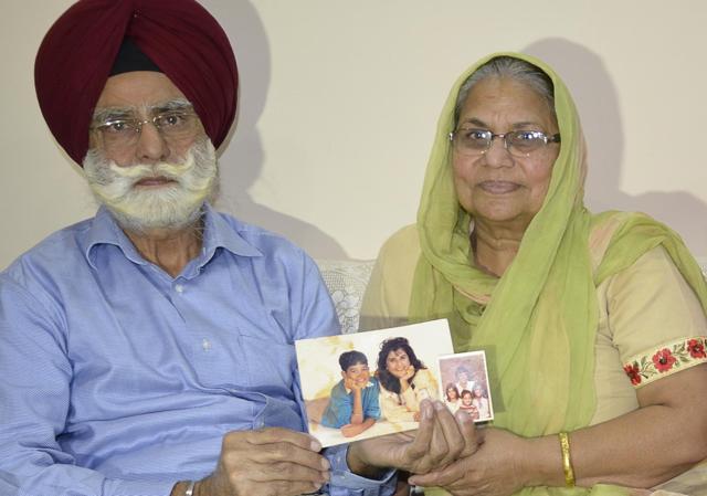 Haley’s relatives with her family photos at their residence in Verka, Amritsar, on Thursday.. (Sameer Sehgal/HT Photo) Haley’s relatives with her family photos at their residence in Verka, Amritsar, on Thursday.. (Sameer Sehgal/HT Photo)