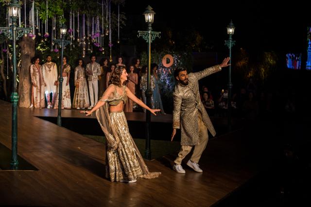 They were in Delhi on Wednesday, dancing to one of the film’s songs, Khulke Dulke, a Bhangra number that was launched at the Delhi Law Faculty on Wednesday. (AFP)