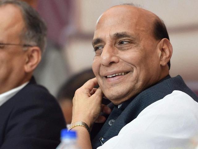 Union home minister Rajnath Singh reviewed the security in the country on Wednesday. (PTI file photo) Union home minister Rajnath Singh reviewed the security in the country on Wednesday. (PTI file photo)