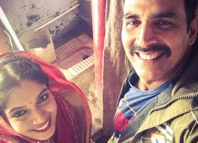 Bhumi Pednekar will next be seen with Akshay Kumar in Toilet - Ek Prem Katha. (HT Photo)