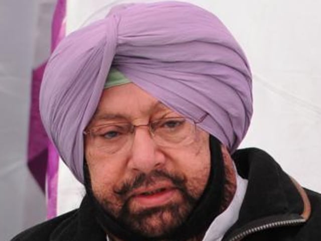 Punjab Congress president Captain Amarinder Singh(HT File Photo)
