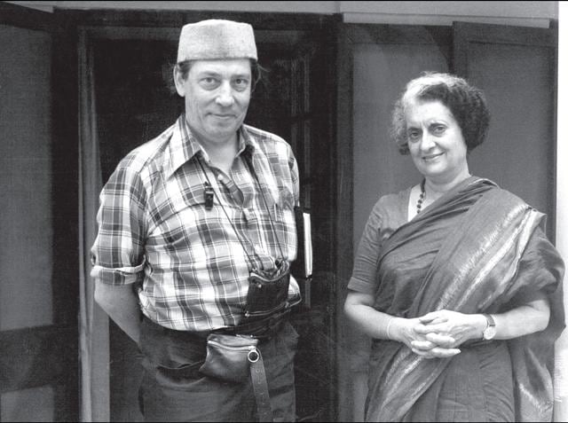 Bertil Falk and Indira Gandhi (Katarina Falk)