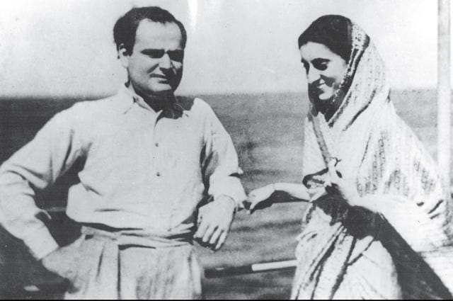 Feroze and Indira on their way back to India from Europe. It was after her return that Indira first spoke to Nehru about her decision to marry Feroze. (Courtesy NMML, New Delhi)