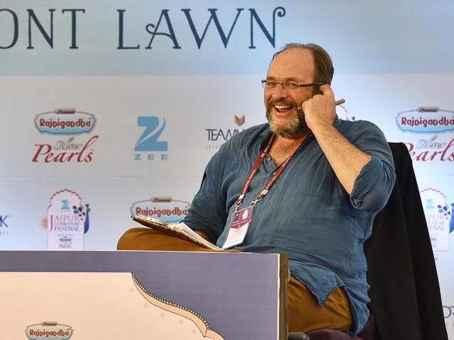 Author and historian William Dalrymple during a session at the Jaipur Literature Festival. (Sanjeev Verma/HT Photo) Author and historian William Dalrymple during a session at the Jaipur Literature Festival. (Sanjeev Verma/HT Photo)