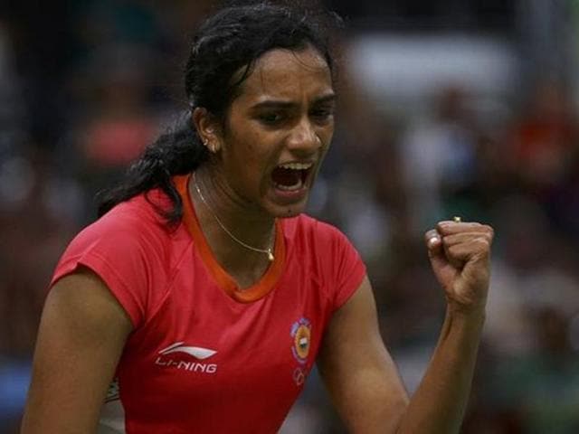 PV Sindhu entered the semi-finals of the Hong Kong Open with a titanic 21-17, 21-23, 21-18 win over Singapore’s Liang Xiayou.(REUTERS)